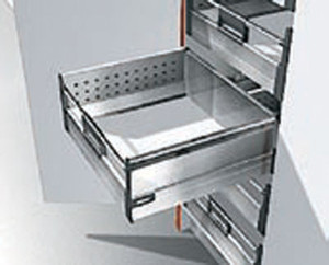 Interior Rollout, D Height, Double Wall. Choose from 75lb gray, 110lb gray, 75lb stainless steel and 110lb stainless steel, Gray 450Mm (17-11/16")