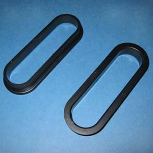 Oval Finishing Grommet Black, Pkg of 500