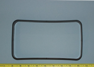 Rectangular Finishing Grommet 4-11/16" X 8-1/8" Black, Pkg of 1 Rectangular Finishing Grommet 4-11/16" X 8-1/8" Black, Pkg of 1