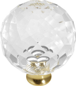 Period Brass The Look of Crystal, Crysacrylic W/ Solid Brass 35Mm