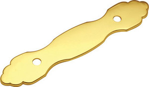 Jamestown Accents Charisma, Ultra Brass Backplate 3" Jamestown Accents Charisma, Ultra Brass Backplate 3"