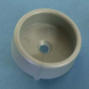 Pegged Pole Socket Whole Silver, Pkg of 1000