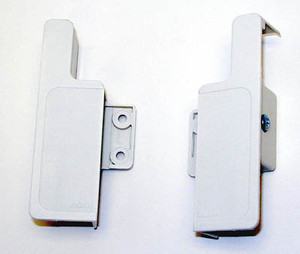 Narrow (N) Side Interior Front Fixing Brackets, Similar To # Bzif.3010.02R W Bzif.3010.03L W White