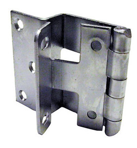 Thick Door Overlay Hinges,Chrome Powder