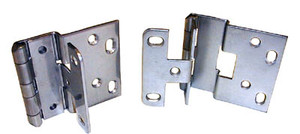 Half Overlay Hinges,Dull Chrome