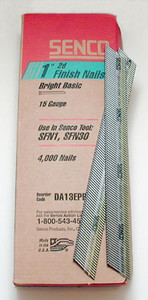 Senco 15 Gauge Finish Nails, 1-3/4" Box Of 4000