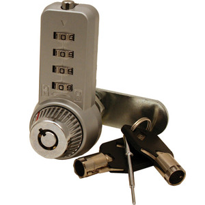 FJM Security Products Dual Access Combination Door Lock, Chrome 5/8" FJM Security Products Dual Access Combination Door Lock, Chrome 5/8"