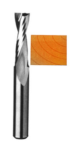 Upcut Spiral, 1/4" 1" 1/4" 2-1/2" Long Upcut Spiral, 1/4" 1" 1/4" 2-1/2" Long