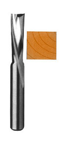 Downcut Spiral, 1/4" 1" 1/4" 2-1/2" Long Downcut Spiral, 1/4" 1" 1/4" 2-1/2" Long