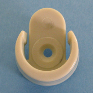 Secured Pole Socket Almond 17mm, Bag of 2