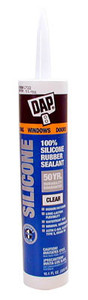Silicone Sealant, White 10.1 Oz