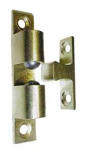 Twin Ball Adjustable Catches, Dull Brass 2"