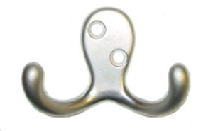 Epco Matte Nickel Hooks, 1-1/16" Projection Matte Nickel 2" H