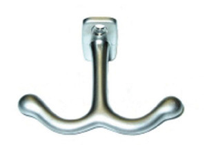 Epco Matte Nickel Hooks, 2-1/8" Projection Matte Nickel 3-1/16" W