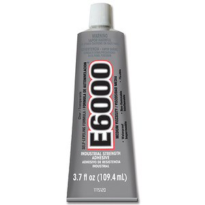 E6000 Industrial Adhesive, Squeeze Tube 3.7 Ounce E6000 Industrial Adhesive, Squeeze Tube 3.7 Ounce