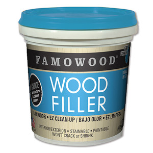 Famowood Latex Wood Filler, Fir/Maple 1 Pint