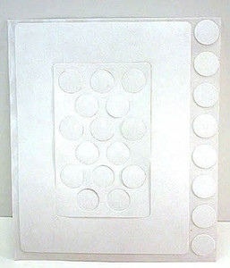 Adhesive Miscellaneous Caps, White Elec Box