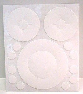 Adhesive Miscellaneous Caps, White Plumbing Cap P1 Adhesive Miscellaneous Caps, White Plumbing Cap P1