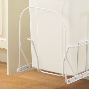 Waste Bin Handles, Platinum 12" Ch