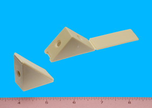 Corner Brace Almond 1-3/4" X 1-1/4" X 1-1/4", Pkg of 100 Corner Brace Almond 1-3/4" X 1-1/4" X 1-1/4", Pkg of 100
