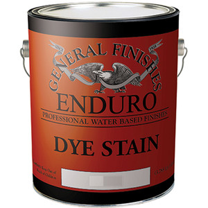 Water Based Dye Stain,Medium Brown 1 Gallon