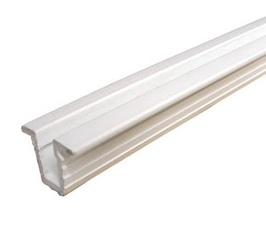 Guide Track Plastic, White for Slido F-Line12, 1/4"installation Slot Guide Track Plastic, White for Slido F-Line12, 1/4"installation Slot