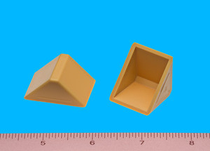 Heavy Duty Corner Brace Maple 1" X 1" X 1", Pkg of 1000