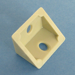 Vertical Corner Brace Almond 1" X 3/4" X 3/4", Pkg of 100