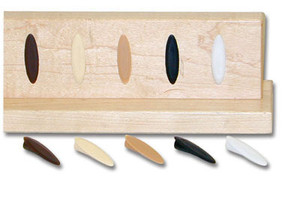 Plastic Caps, Ght Brown