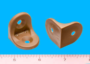 Corner Brace Tan 1-1/8" X 1-1/8", Pkg of 1000