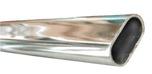 Oval Tubing, Chrome 96"