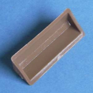 Corner Brace Tan 1-7/8" X 5/8" X 5/8", Pkg of 100