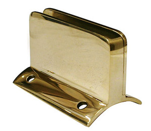 GlassClip For 1-1/2" Tubing, 1/4" Glass Clip With Stop Lh For 1-1/2" Tube