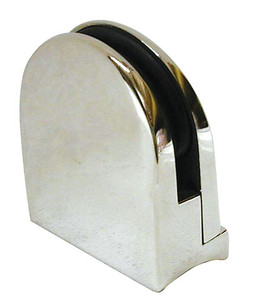 GlassGrip, Polished Stainless Steel 2" Glass Grip