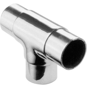 Satin Stainless Steel Fittings, 90G Flush Tee