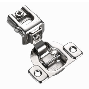 Pro-Pack 10pcs, Titus 3-Way Adjustment FaceFrame Hinges, Screw On,1-1/4" Ol