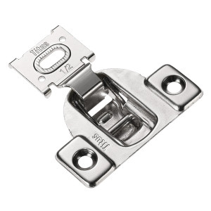 Pro-Pack 10pcs, Titus 1-Way Adjustment FaceFrame Hinges, Press In,1/2" Ol