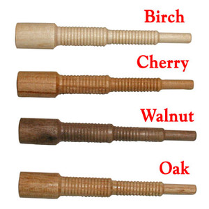 40 Pack Miller Dowel, 1/2" Cap Diameter Cherry 3-1/2" Long.
