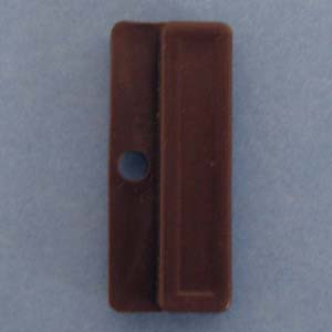 Glass Clip Brown 1/8", Pkg of 250
