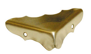 Solid Brass Miniature Hardware, Similar To # S5347 3 7/16" Corner Solid Brass 7/16" X 1-1/4" Pk Of 4