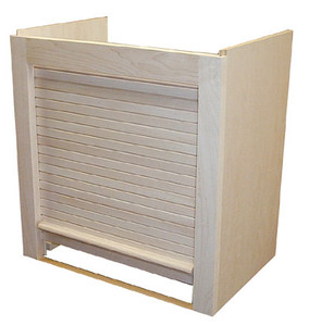 Straight Appliance Garage, Red Oak 24"