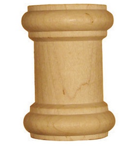 Split Spindle, w/recess,Cherry Split Spindle, w/recess,Cherry