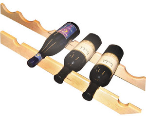 Wood Wine Rack, Maple 48"