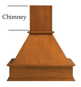 Signature Series Wall Mount Range Hood,Hickory 36"