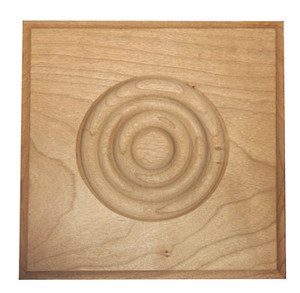 Caps for Beaded Filler Moulding,Cherry 6" X 6"