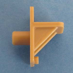 Shelf Support 1/4" - 5/16" peg, Diamond Tan, Bag of 500