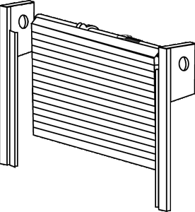 Frameless Track Sets, Hickory 15" Wide