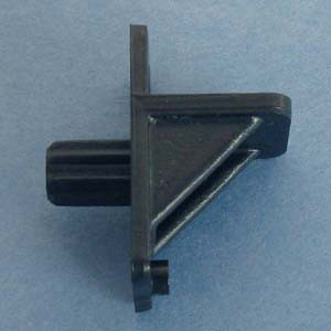Shelf Support 1/4" - 5/16" fluted peg, Black, Box of 1000 Shelf Support 1/4" - 5/16" fluted peg, Black, Box of 1000