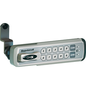 CompX Regulator Electronic Push Button Lock, Horizontal Left,1-3/16" Cylinder CompX Regulator Electronic Push Button Lock, Horizontal Left,1-3/16" Cylinder