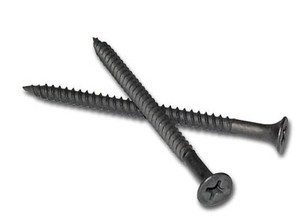 Economy Sheetrock Screws, Black #8 X 2-1/2"
